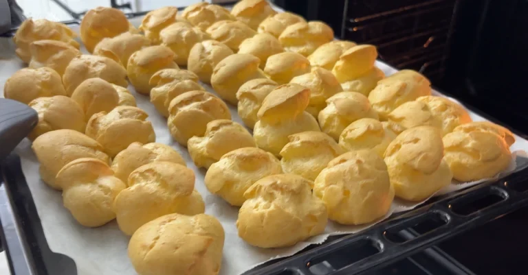 Profiterol Hamurunu Fırında Kurutma Yöntemi