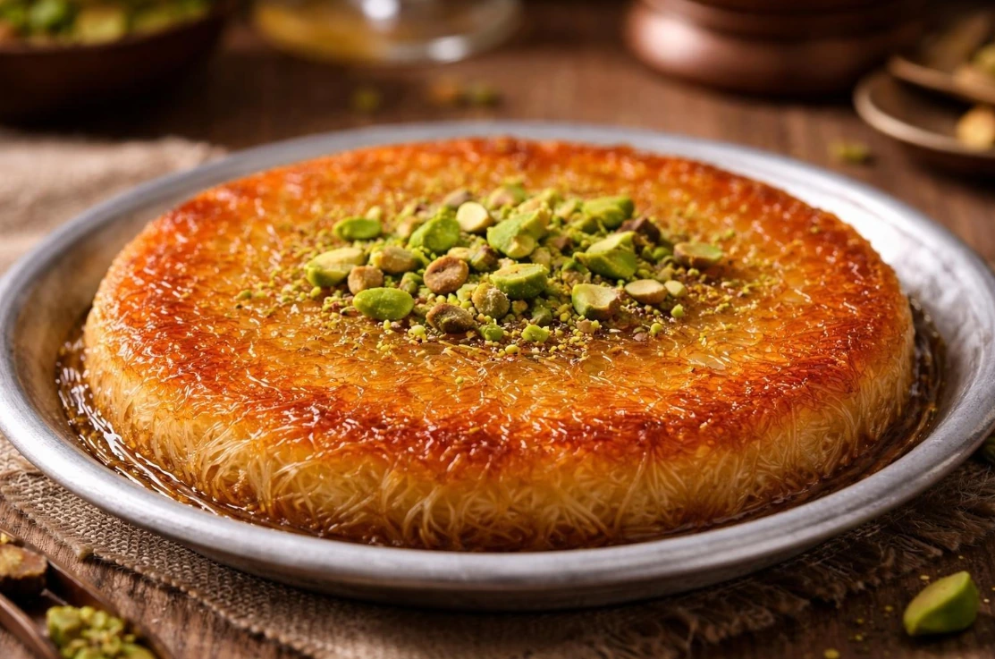 Antakya Künefesi – servis tabağında geleneksel sunum