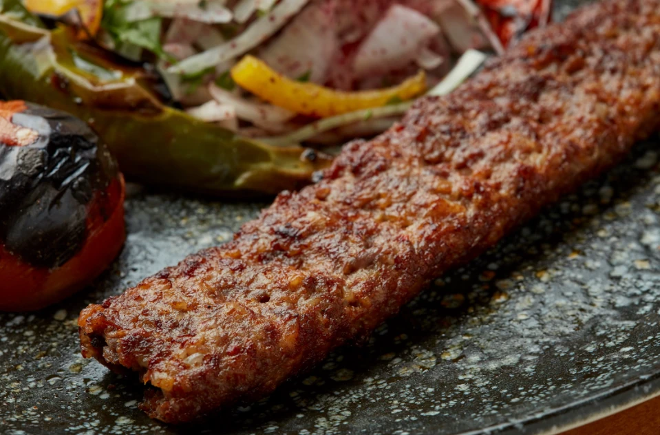 Turkish Adana Kebab with Fatty Lamb